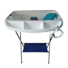 BAÑERA PARA BEBE CON BASE - Azul - Ver 3