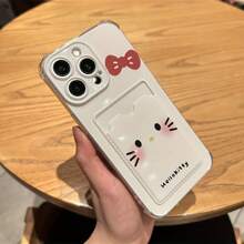 Sanrio Sanrio Kitty Card Holder Phone Case, Shockproof And Anti-Fall, Can Insert Cards, Photos, Suitable Compatible With Apple 16 16pro 16promax 15pro 15promax 14 14promax 13 12 11 XSMAX XR, Cartoon Creative Anti-Fall Case Compatible With Galaxy S25, Galaxy S24 ULTRA, Galaxy S24 FE, Galaxy S25 ULTRA, Galaxy A36, Galaxy A56, Galaxy S23 Ultra, -SPARK GO 2024, POP8, SPARK20C, SPARK20, POVA6, POVA6PRO 5G, POP9 4G, SPARK GO1, SPARK GO 2025, Can Hold Student ID, Credit Card, ID Card