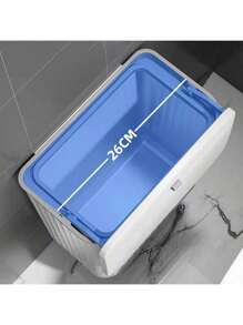 1 pezzo Contenitore per compost in cucina 8L/12L, pattumiera da bagno, pattumiera da cucina, pattumiera per dormitorio, scatola sospesa per anta a conchiglia, in due stati di installazione, non solo può essere posizionata direttamente a terra, ma può anche essere incollata nell'armadio, sul piano di lavoro o nel lavandino, adatta per cucina, bagno, soggiorno, dormitorio universitario, camera da letto, ufficio, famiglia. Articoli per la casa, regali della festa della mamma, regali di vacanza, regali per le donne