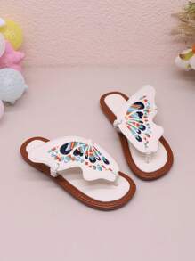 Niedliche Schmetterling Strandpantoletten für Baby & Kleinkind Mädchen, modisch und stylish