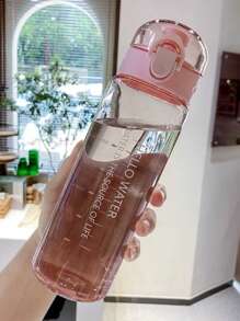 1 pieza Botella de agua para niños, regalo lindo para niñas, vaso de agua portátil adecuado para exteriores, deportes, estudiantes