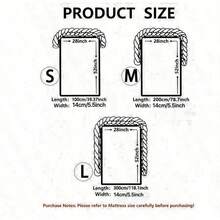 1 pièce Protège-berceau tressé multicolore, protecteur de barrière de lit pour berceau de bébé, couffin, table à langer, poussette, lit bébé convertible