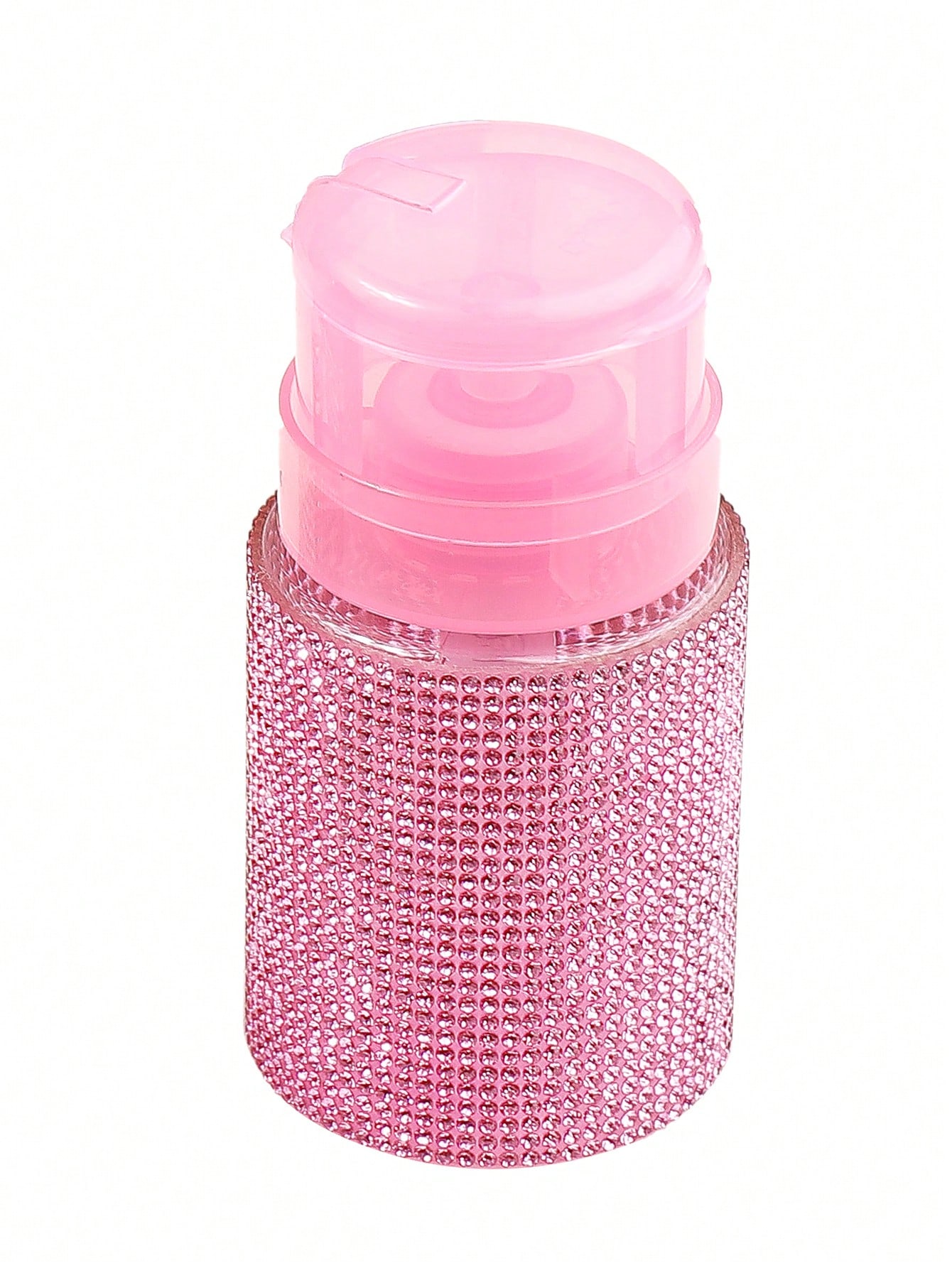Crystal embedded squeeze bottle