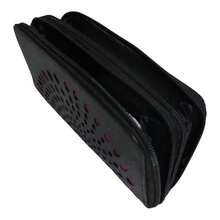 Billetera Brillos Rosas Mujer - Negro - Ver 2