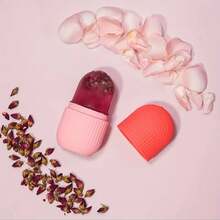 1 件冰面滚轮，冰面滚轮用于缓解面部和眼部浮肿，面部按摩器轮廓和增强皮肤护理和光泽，冰面滚轮模具立方体 - 彩色 - 查看 9