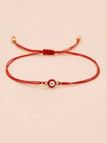 1pc Adjustable Metal Demon Eye Summer Minimalist Women Bracelet