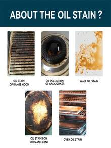 Mold RemoverKitchen Cleaning Concentrate Kitchen Heavy Oil Stains Range Hood Cooktop Black Dirt Cleaner - Green and White - View 5