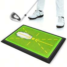 Pro-Grade Golf Swing Trainer Mat - Instant Shot Analysis For Indoor/Outdoor Practice - 綠色 - 查看 7