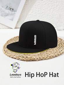 1pc Streetwear Flat Brim Hat, Versatile Casual American Style Flat Brim Baseball Cap For Men, Y2K, Suitable For Outdoor, Spring/Summer, Easter Gift