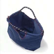 Nuevo bolso de compras de gran capacidad de nailon con patrón bordado de moda, ligero y espacioso - Multicolor - Ver 5