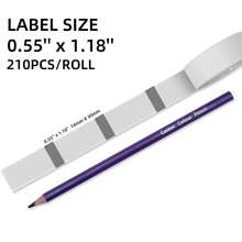 D30 Labels Clear, 12*40mm 14*30mm Clear Label Tape For Phomemo D30 Clear Label Tape For Phomemo D30 Labels Clear For Print Master D30 Q30 D35 D30 Label Tape Clear 12 X 40mm Transparent, Compatible With Phomemo D30, D30S, M110, D35, Q30 Model Of Printer, For Vretti HP3, HP4, For MARKLIFE P11, P12, P15 Printers - Multicolor - View 4