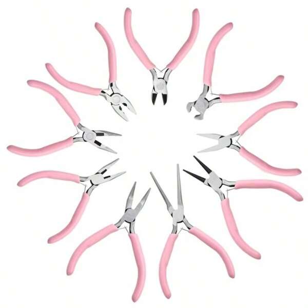 QIAO Jewelry Pliers Tools Needle/Chain Nose Pliers, Round Nose Pliers And Wire Cutter For Jewelry Repair Wire Wrapping DIY Craft