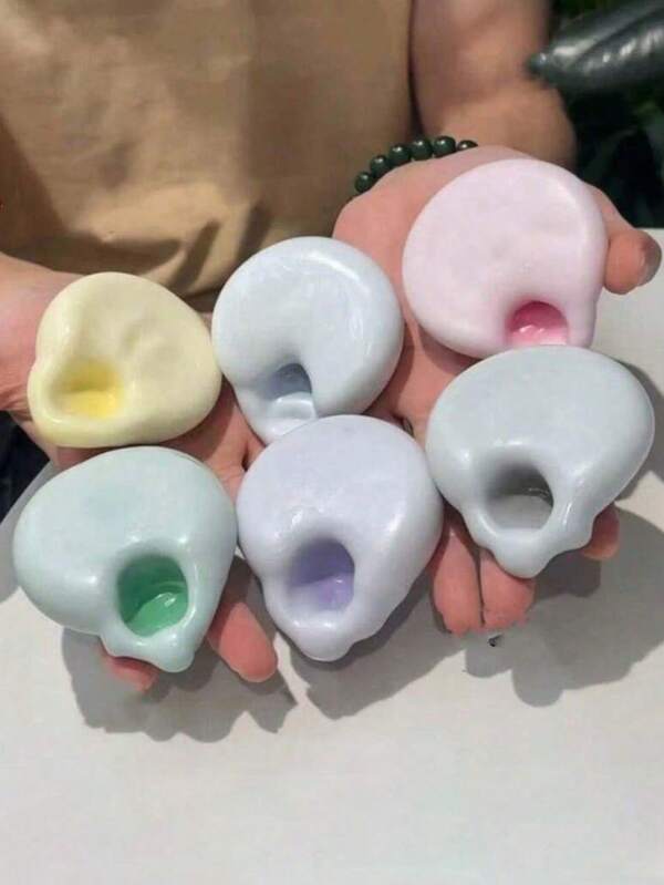 1pc Sticky Rice Ball Handmade Stress Relief Squish Toy, Gift,Back To School,School Supplies