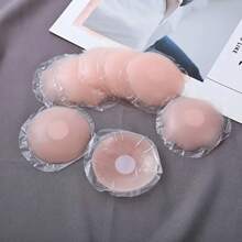 2/6/10PCS Seamless Ultra-Invisible Nipple Pasties - Reusable Silicone Covers With Anti-Convex Design - Perfect Self-Adhesive Accessories For Women Lingerie