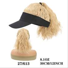 Women's High Temperature Fiber Synthetic Curly Wave Ponytail Wig With Adjustable Buckle Net Baseball Cap - Summer Sporty Sun-Protective Style Suitable For All People - Multicolor - View 14