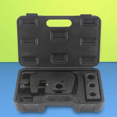YUNRUX A/C Hose Crimper Kit Air Conditioning Repair Tools Four Sets Of Dies
