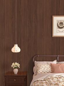 1 Roll Wood Grain Self-Adhesive Wallpaper, Heat & Oil Resistant Countertop Self-Adhesive Wallpaper, Peel And Stick Wallpaper, Suitable For Walls, Cabinets, Tables, Chairs, Rooms, Wardrobes, Etc.