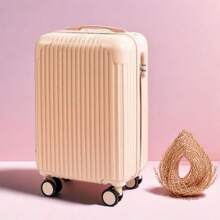 Equipaje de mano con ruedas de 20" ligero, maleta de viaje pequeña para mujeres con candado con código, bolso con ruedas tipo trolley para hombres como bolso de graduación para la escuela, accesorios y artículos escolares