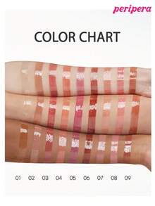 Peripera K-Beauty Ink Glasting 唇彩，纯素，含植物萃取油，水润色调，镜面水润唇彩，玻璃唇彩，丰唇，自然保湿，轻盈保湿，亮泽，持久，舒适，不粘腻，适合面膜，无白膜，K-Beauty，韩国彩妆 - #06 Made It(new) - 查看 6