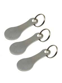 2 móc khóa kim loại bằng thép không gỉ kèm móc chìa khóa, móc khóa carabiner, đồng xu mở khóa xe đẩy hàng và mặt dây chuyền trang trí, đồng xu xe đẩy hàng có thể tái sử dụng, móc khóa, móc khóa hợp kim xe đẩy hàng, phụ kiện, móc khóa, móc khóa kim loại, hộp đựng đồng xu xe đẩy hàng - Nhiều màu - Xem 14