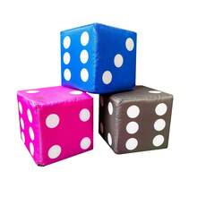 Dot Dice For Early Stimulation 20 Cm Red Color Unicolor - Red - View 3