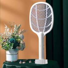 Lámpara Eléctrica Antimosquitos 2 En 1 Recargable - Tipo de Enchufe A USA (110-127V) - Ver 3