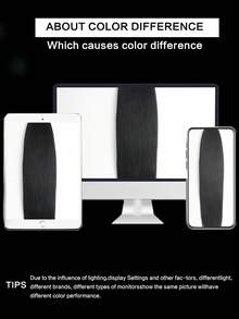 2 件装儿童马尾接发 合成环绕式马尾辫 带橡皮筋发圈 DIY 24 英寸