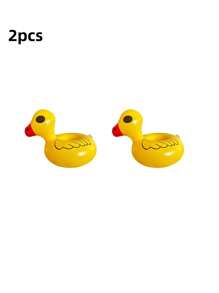 2 piezas/10 piezas Portavaso inflable, flotadores para bebida de piscina, portavasos flotantes de formas surtidas, juguetes de baño, adecuados para bodas, despedidas de soltero, fiestas en la piscina