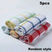 1/5pcs Waffle Weave Dish Cloths - Quick-Drying, Absorbent Kitchen Towels For Hand Washing, Space-Themed Square Dishcloths For Living Room Cleaning & Drying, No Electricity Needed, Cleaning Accessories, Household Cleaning Supplies, Room Decoration, Can Be Used To Prevent Oil Stains, Garbage, Etc., Suitable For Kitchens, Restaurants, Parties, Gatherings, Travel, Family Gifts, Home Gifts