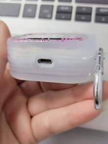 Ghost Face New Transparent Skull Earphone Case With Button - Multicolor - View 5