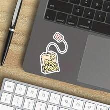 汽车-5398：“快乐药丸奇特乙烯基贴纸 - 非常适合笔记本电脑、水瓶、日记本和健康空间 | 非常适合积极追求者、自我护理爱好者和心理健康倡导者 | 送给朋友、家人和同事的完美礼物 | 令人振奋和异想天开的贴纸，适合日常积极性和自我护理” - 3吋/7.62厘米 - 查看 7