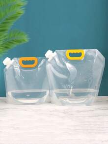 1/5/10pcs, (1.5L) Large Capacity Drink Pouches, Beer Pouches With Spout, Resealable Beverage Packaging Bags, Reusable Drink Pouches - Multicolor - View 5