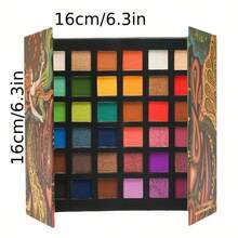 K'APEINE Paleta de sombras de ojos de 36 colores, sombra de ojos profesional multicolor resistente al agua y al sudor, maquillaje popular europeo y americano