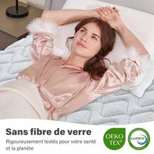 Matelas 160x200 cm |  Épaisseur 26 cm | Mousse A Mémoire De Forme Adaptabilité Optimale | Système Mousse | 7 Zones De Confort - Noir et Blanc - Voir 6