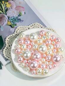 100g/200g/400g Faux Pearl Vase Filler, Hole-Less Pearl Beads Vase Filler, 10/16/20mm Mixed Size, Suitable For Floating Candles, Vase Decor, Tabletop Centerpieces, Ideal For Birthday, Wedding, Anniversary, Theme Party, Ambiance Creation, Room Decor, Home Decor, Vases, Glass Vases - Multicolor - View 10