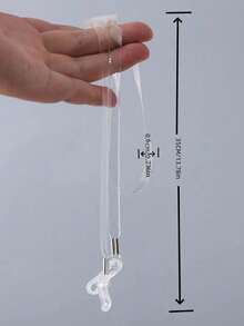 Sombrero transparente a prueba de viento con cuerda ajustable, máscara con cuerda para la barbilla, correa de sombrero elástica invisible a prueba de caídas para niños para uso al aire libre