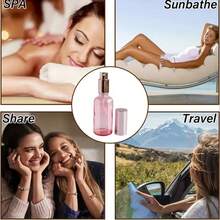 1 件玫瑰金可再填充 20ml 30ml 50ml 100ml 玻璃细雾喷雾瓶 返校季 - 粉色 - 查看 4