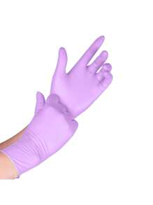 100/50/30/10pcs Prune Disposable Nitrile Gloves, Waterproof, Oil-Proof, Thick, Suitable For Kitchen, Beauty, Household, Suppliers For Kitchen, Bathroom, Home Cleaning, Household Products