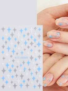 1 Peça Adesivos de Unhas Y2K, Adesivos de Arte de Unhas Adesivos Punk, Decoração de Unhas Deslizante Estilo Ocidental, Acessórios de Arte de Unhas DIY