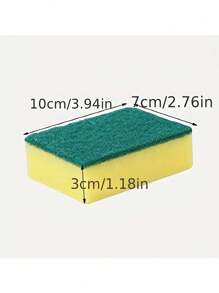 18/36 Pieces. Dishwashing Sponge, Dual-Sided Cleaning Brush For Kitchen, All-Purpose Cleaning Cloth, Brush For Pots And Pans, Sponge Block For Household Dishwashing, Cloth For Washing Dishes