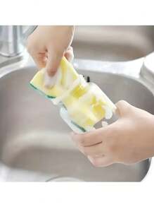 18/36 Pieces. Dishwashing Sponge, Dual-Sided Cleaning Brush For Kitchen, All-Purpose Cleaning Cloth, Brush For Pots And Pans, Sponge Block For Household Dishwashing, Cloth For Washing Dishes