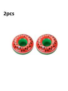 2 piezas/10 piezas Portavaso inflable, flotadores para bebida de piscina, portavasos flotantes de formas surtidas, juguetes de baño, adecuados para bodas, despedidas de soltero, fiestas en la piscina