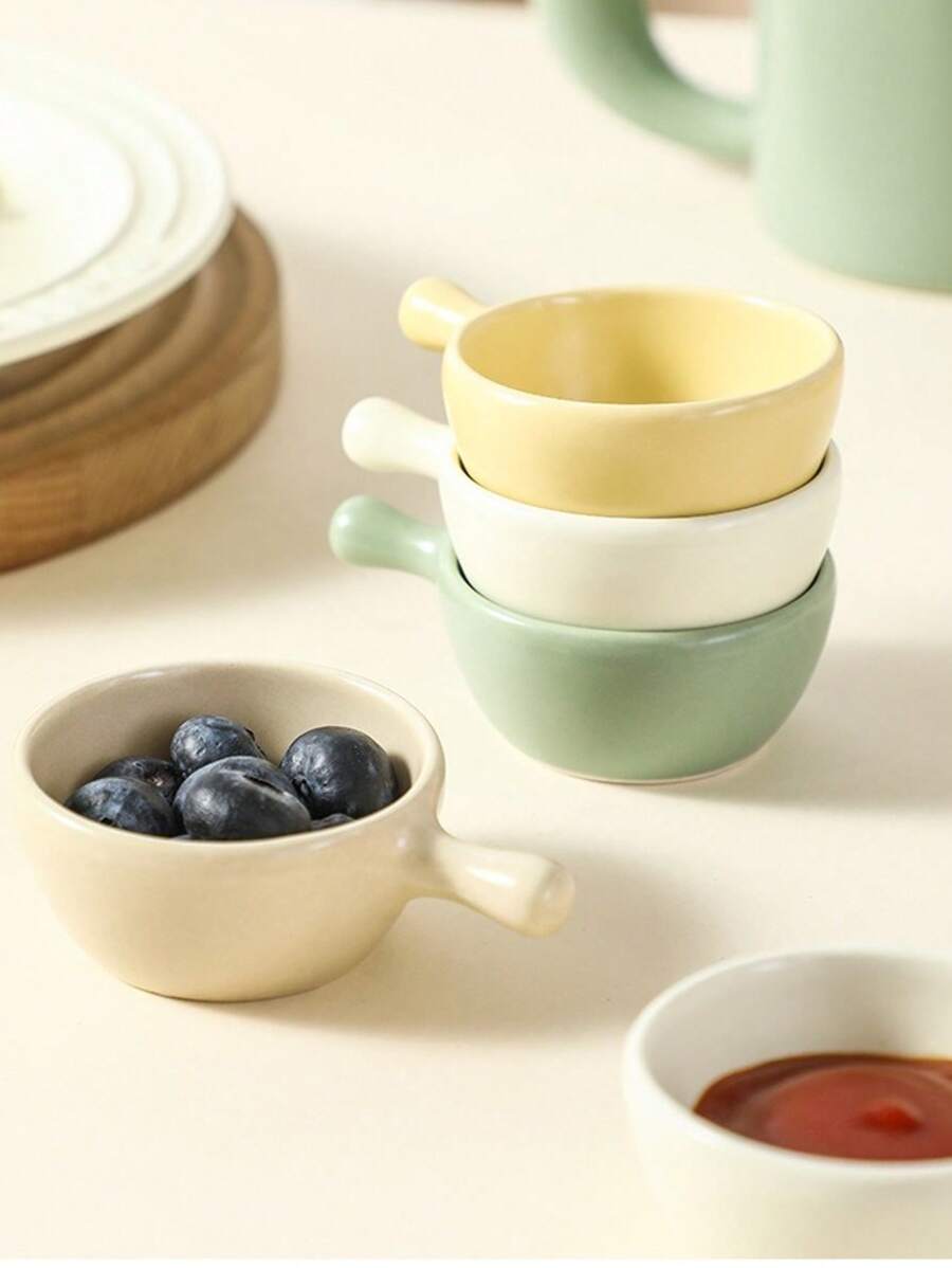 4 piezas de platos plásticos para mojar, platos para salsa de ensalada, bandejas para ketchup, aceite y vinagre para celebración del Día de la Independencia, uso doméstico, útiles escolares
