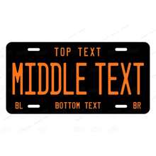 1pc Customizable Metal Alloy Decorative Car License Plate Sign - Personalized Wall Art Decor, Waterproof, Fade Resistant, Pre-Drilled Holes - Perfect For Christmas, Halloween, Thanksgiving - 6x12 Inch Metal Wire Ornament,Home Harmony