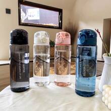 1 pieza Botella de agua para niños, regalo lindo para niñas, vaso de agua portátil adecuado para exteriores, deportes, estudiantes
