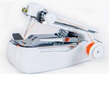 1pc Portable Mini Manual Sewing Machine, Multifunctional Handheld Portable Sewing Device For Household Use, Hand Sewing Needles Embroidery Needles Cross Stitch Needles (Color Of Needle Case Is Random)