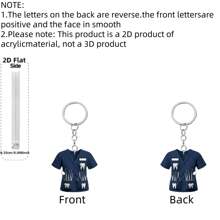 2D Flat, Adorable Dentist Uniform Keychain, Ideal Gift For Dental Professionals And Friends, Waterproof Acrylic, Designed With Blue And Green Shirts And Dental Tools, Bag Accessory, Keychain Car Accessories Bag Charm School Cute Goth Y2k