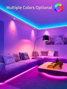 1 个 RGB LED 灯带，USB 5V 供电，3 键控制器，适用于家庭装饰派对节日照明客厅卧室电视背景氛围灯 - 多色 - 查看 9