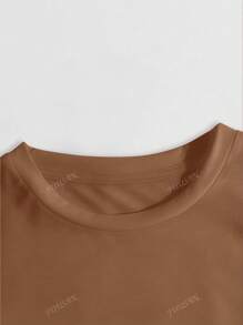 Camiseta de cuello redondo con estampado de girasol, ajuste holgado informal de manga corta para mujer, de verano