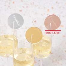 Wedding Place Card Ideas Glass Marker Wine Charm Wedding Drink Tags Champagne Charms Drink Label Glass Charm Disc Name Tags Circle,Personalised Drink Tags, Acrylic Wedding Wine Glass Markers ,Wedding Name Place Cards Ideas